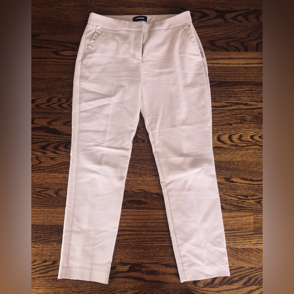 Light pink express columnist ankle pants